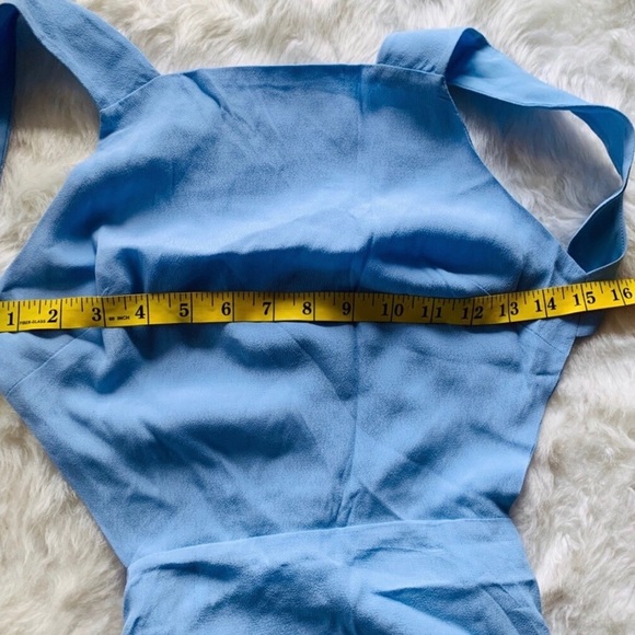 NBD Revolve baby blue backless dress - Picture 3 of 4